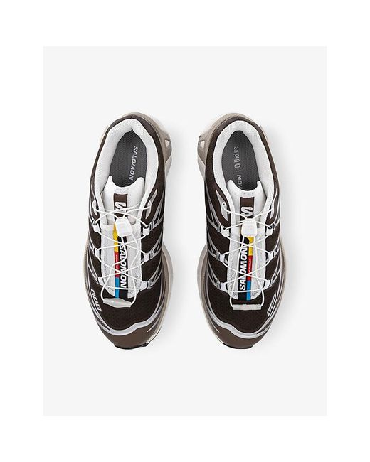 Salomon White Xt-6 Woven Trainers for men