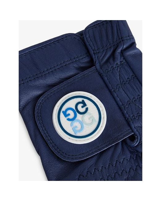 G/FORE Signature Logo Leather Golf Glove in Blue for Men | Lyst