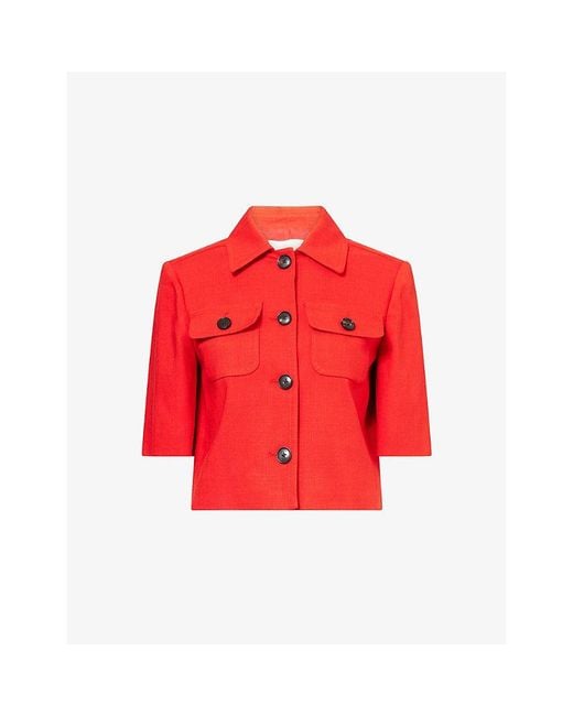 ME+EM Boxy-Fit Tailored Woven Jacket