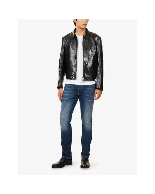 Replay Blue Anbass Slim-Fit Denim Jeans for men