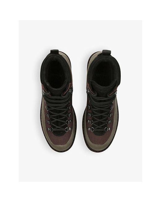 Diemme Brown Roccia Vet Mid-Top Suede Boots for men