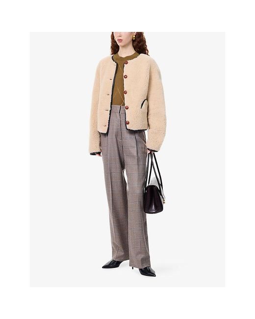 Blazé Milano Natural Gliss Bolero Shearling Jacket