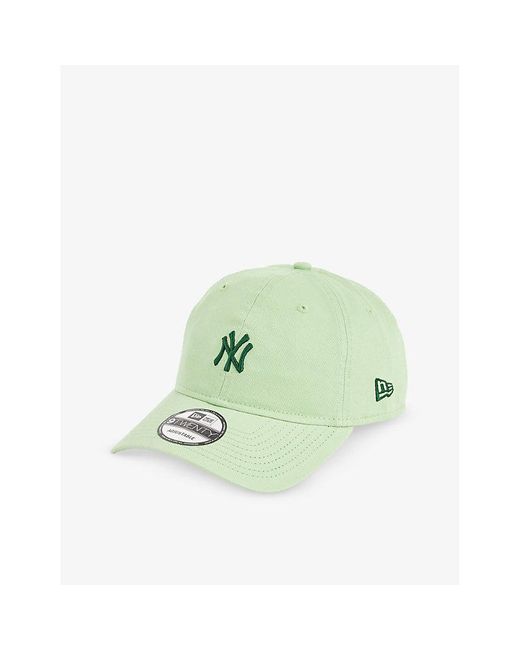 KTZ Green 9twenty New York Yankees Cotton Baseball Cap for men