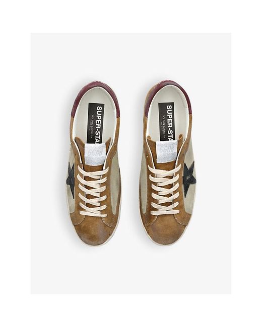 Golden Goose Deluxe Brand Multicolor Superstar Low-Top Leather Trainers for men