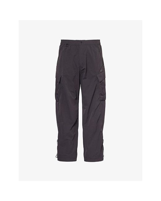 Oakley Blue Fgl Tool Box Logo-Print Nylon Trousers for men