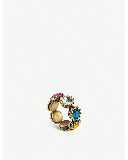 Gucci ring hotsell with crystals