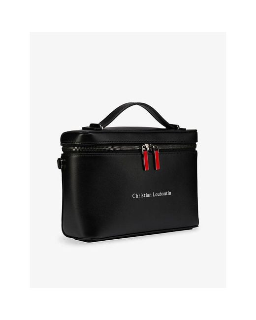 Christian Louboutin Black Tactical Leather Crossbody Bag for men