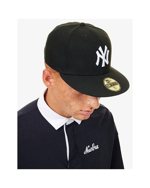 KTZ Black 9Twenty New York Yankees League Woven Cap for men