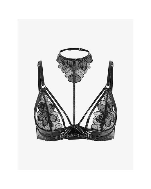 Agent Provocateur Black Litzia Underwired Lace Bra