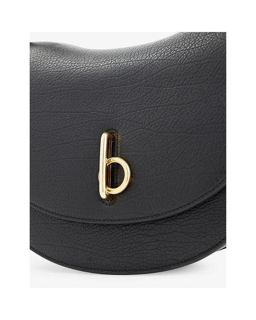 Burberry Black Rocking Horse Leather Shoulder Bag