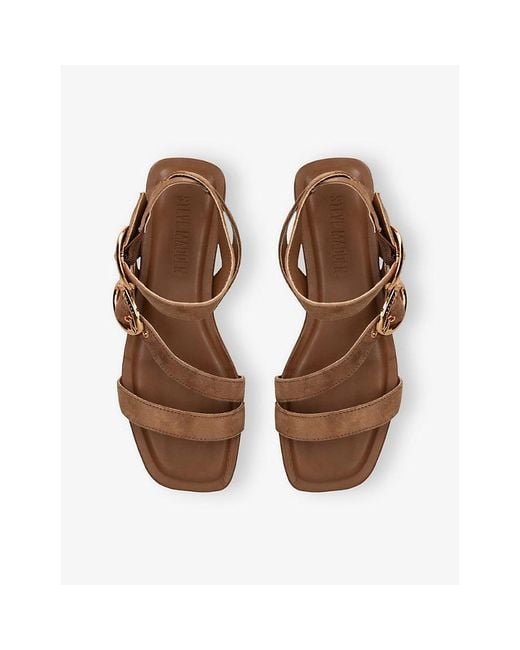 Steve Madden Brown Karmin Suede Sandals