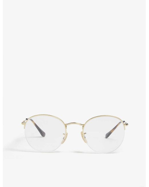 ray ban white frame