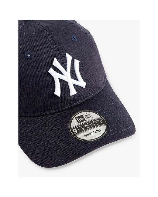 KTZ Blue 9twenty New York Yankees Cotton Cap for men