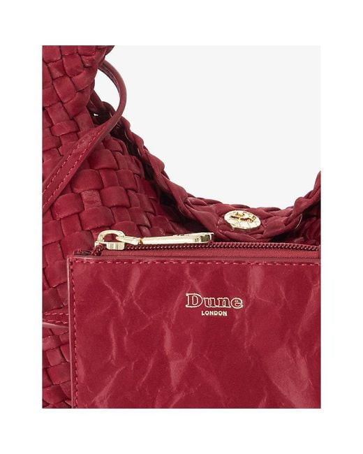 Dune Red Dinkydeliberate Mini Woven Top-Handle Bag
