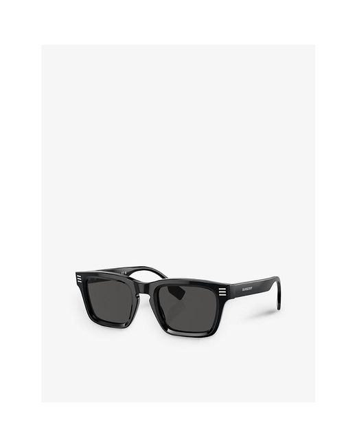 Burberry Black Be4403 Rectangle-frame Acetate Sunglasses