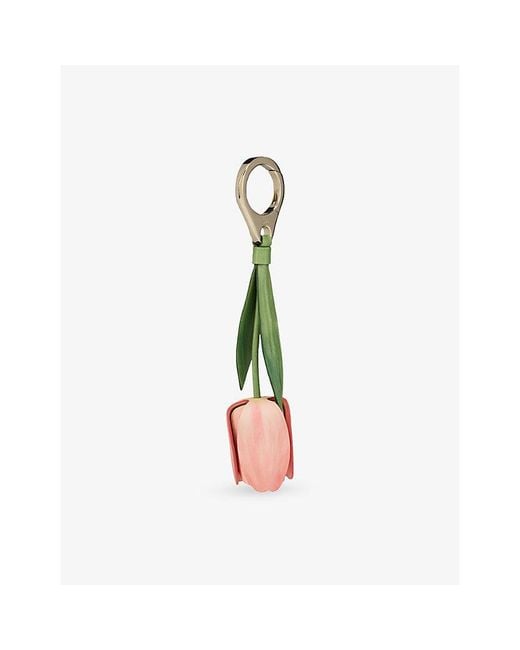 Christian Louboutin Green Tulip Leather Bag Charm