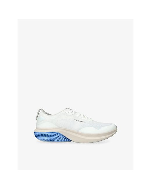 Cole Haan White Original Grand Skyweave Woven Trainers for men