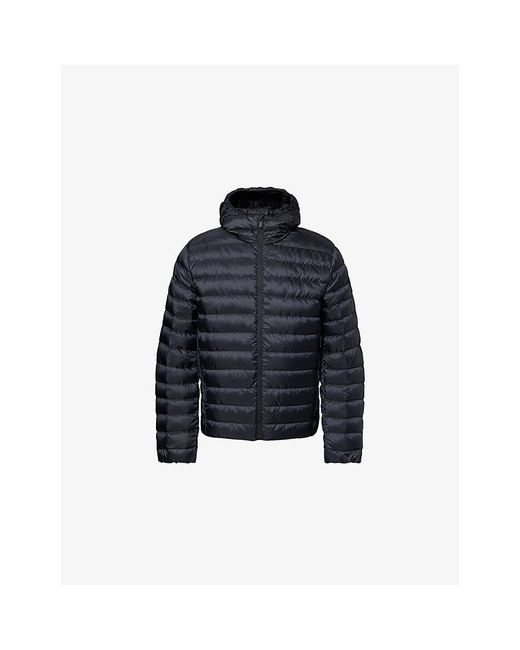 Canada Goose Blue Stratus Hooded Shell-Down Jacket for men