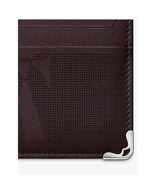 Cartier Purple Must De Leather Card Holder