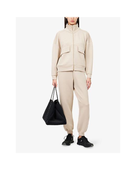 Now You Live Natural Uppingham Relaxed-Fit Modal-Blend Jogging Bottoms