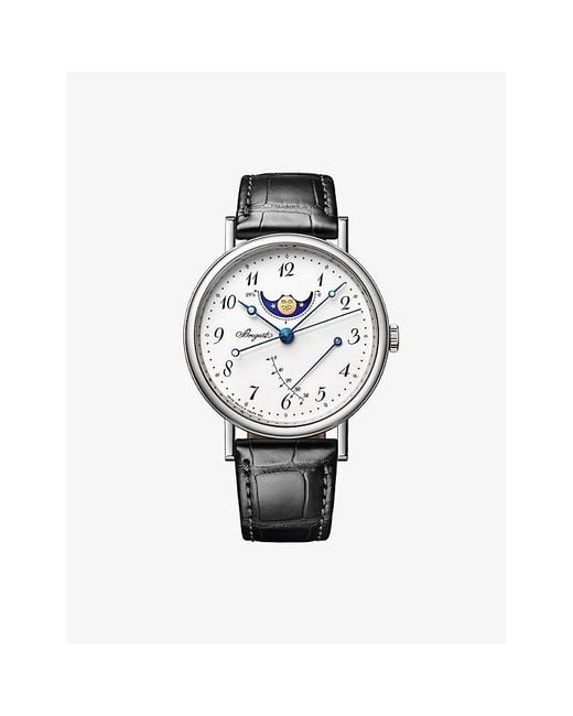 Breguet Metallic Classique Phase De Lune 7787 18Ct- Automatic Watch 39Mm for men