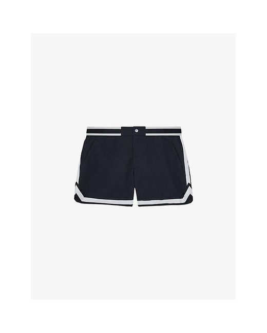 Reiss Blue X Ché Baller Swim Shorts for men