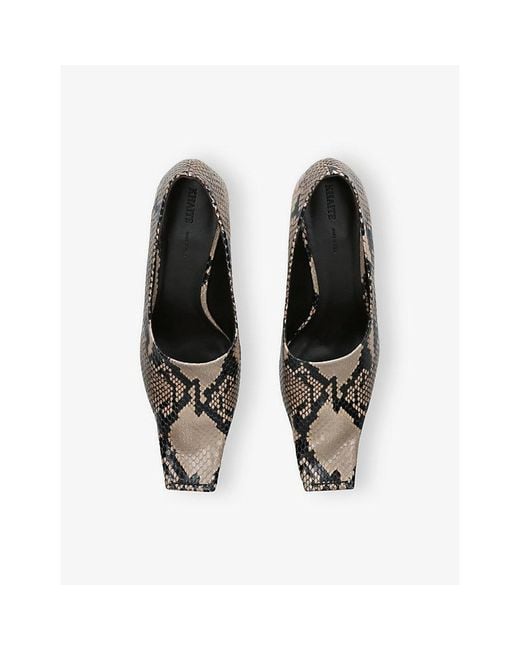 Khaite White Marlene Leather Heeled Courts