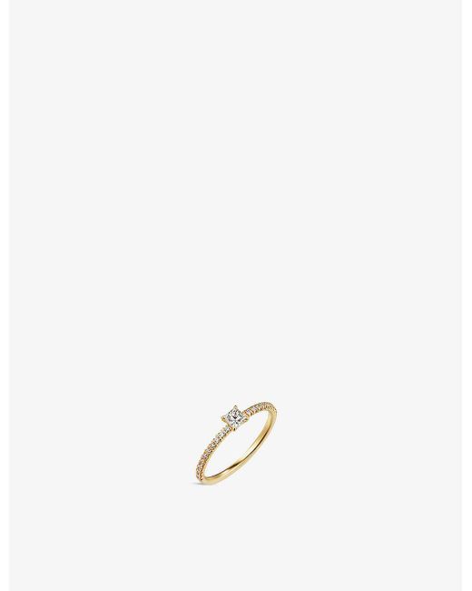 Cartier White Étincelle De 18ct Yellow-gold And Brilliant-cut Diamond Ring