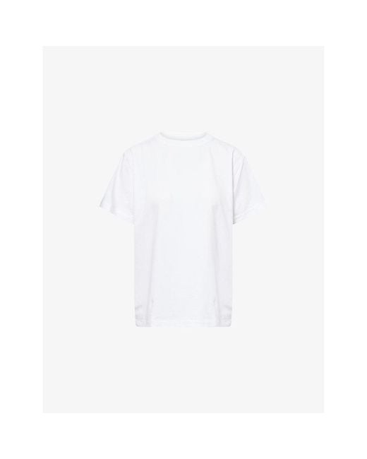 lululemon athletica White All Yours Relaxed-Fit Stretch-Cotton T-Shirt