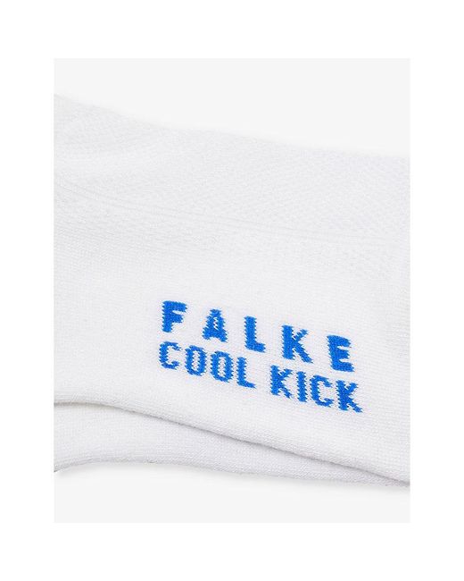 Falke White Cool Kick Recycled Polyester-Blend Socks