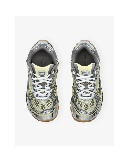 Bottega Veneta Multicolor Orbit Metallic Woven Trainers