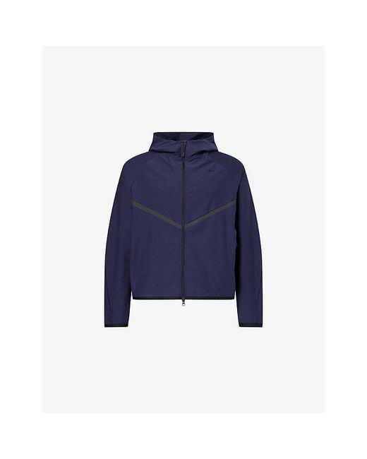 Nike Blue Dri-Fit Technical Woven Jacket for men