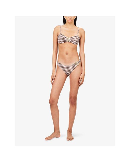 Away That Day White Cabo Verde Bikini Bottoms