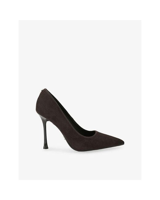 Carvela Kurt Geiger Black Incanto Suede Courts