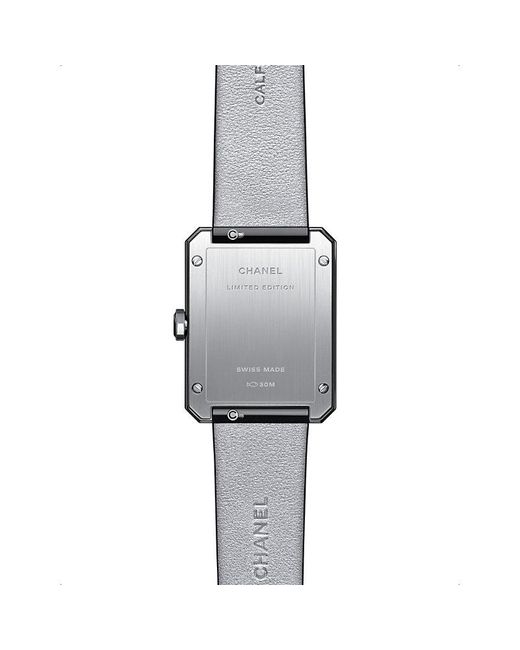 Chanel Black H7946 Boy·Friend Cyberdata Steel And 0.08Ct Round-Brilliant Diamond Quartz Watch