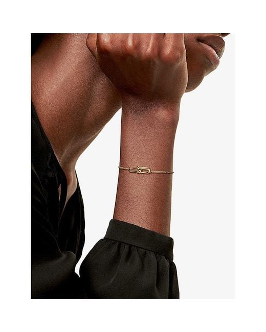 Tiffany & Co Metallic Tiffany Hardwear Double-Link Small 18Ct- Bracelet