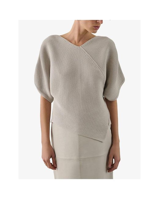 Soeur Natural Essaouira Short-Sleeve Cotton Jumper