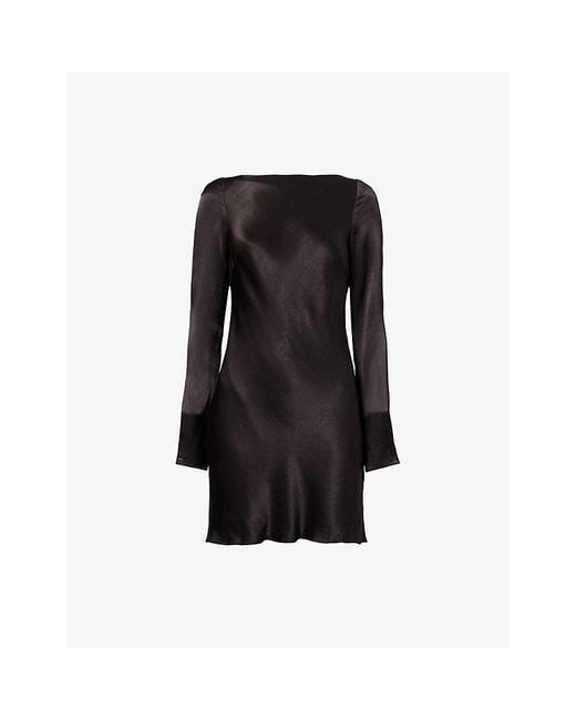 shona joy black mini dress Shona Joy Safira Mini Dress in Black