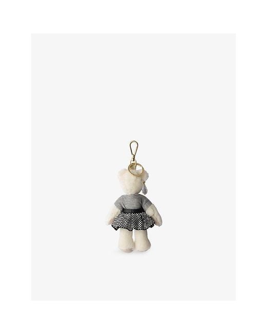 Prada Metallic Teddy Cotton And Mohair-Blend Bag Charm