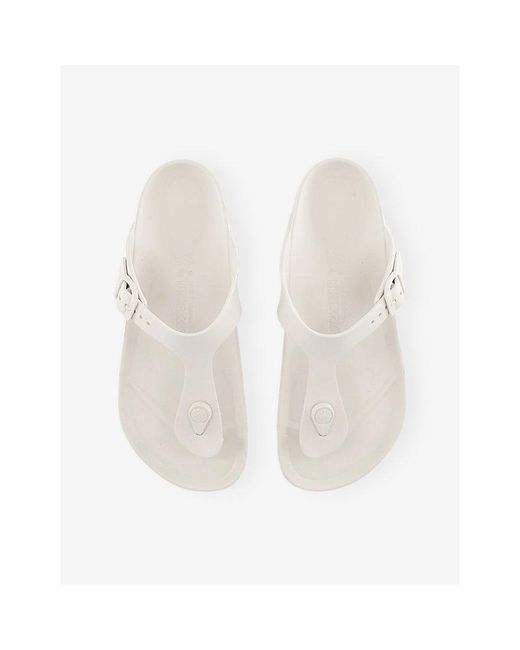 Birkenstock White Gizeh Eva Sandals