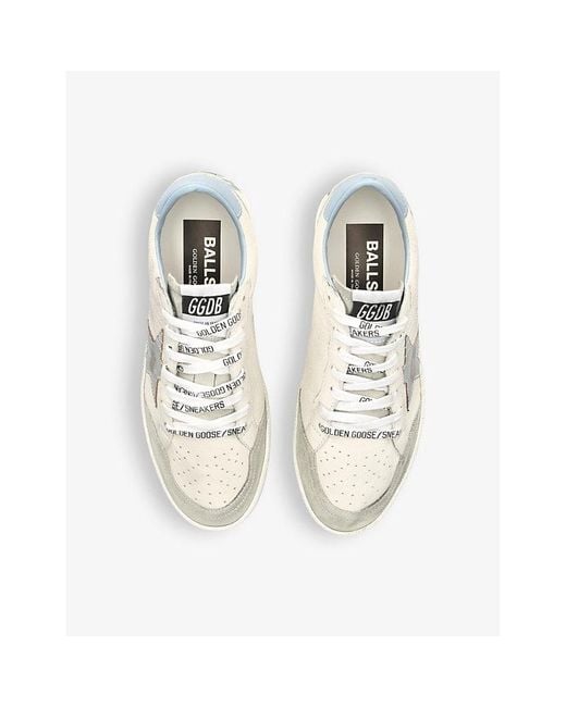 Golden Goose Deluxe Brand White Ball Star Star-applique Leather Low-top Trainers