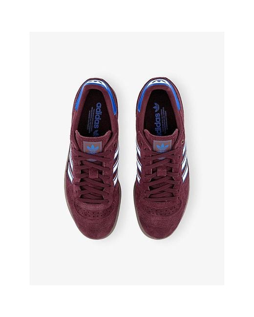 Adidas Purple Handball Top Suede Trainers for men