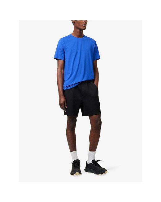 lululemon athletica Blue License To Train Short-Sleeve Stretch-Jersey T-Shirt for men
