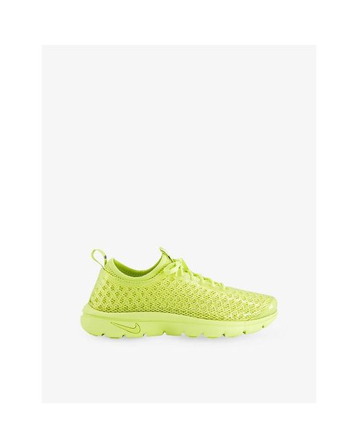 Nike Yellow Rejuven8 Run Woven Trainers for men