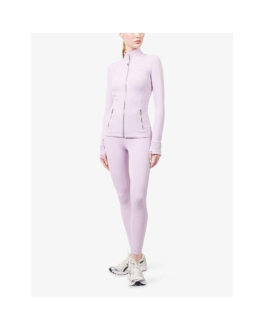 lululemon athletica Purple Define Nulu Cropped Stretch-Woven Jacket
