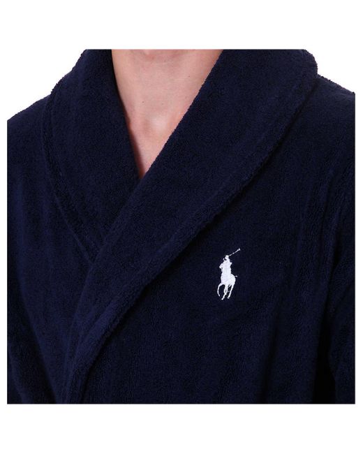 blue polo robe