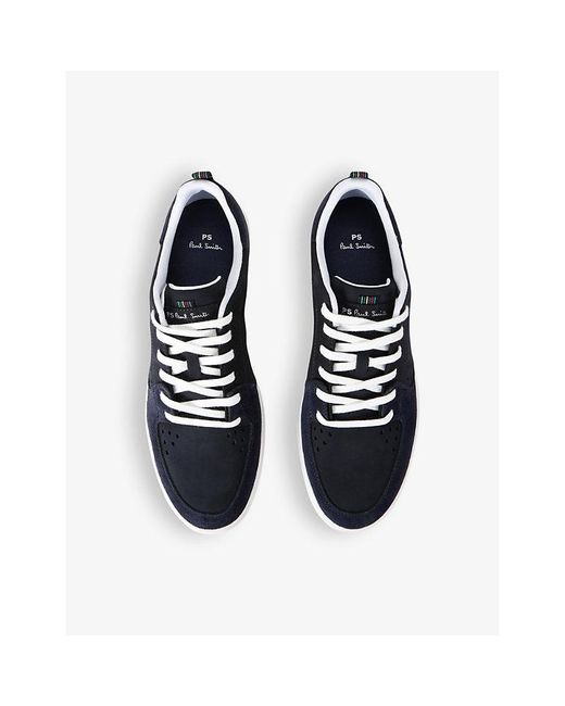 Paul Smith Blue Vy Cosmo Stripe Low-top Suede Trainers for men