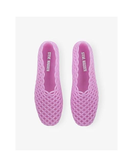 Steve Madden Purple Grove Jelly Ballet Flats