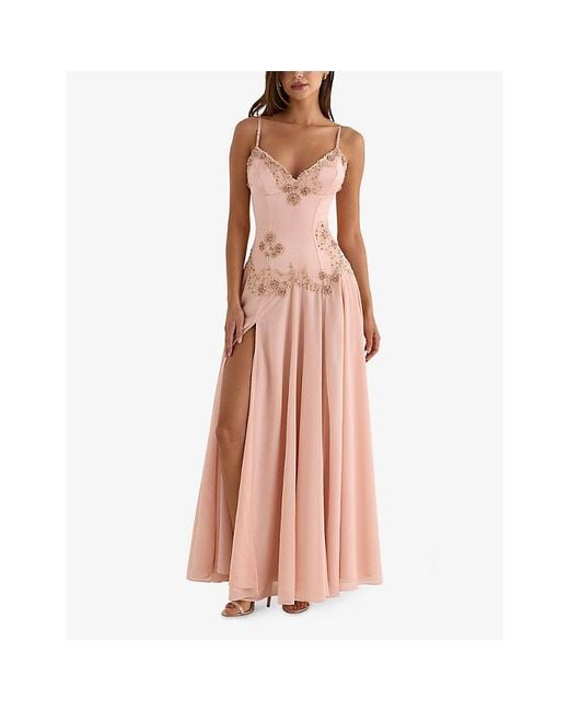 House Of Cb Pink Womens House Of Cb