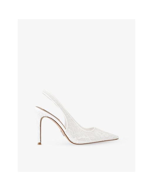 Steve Madden White Reyes Lace Courts